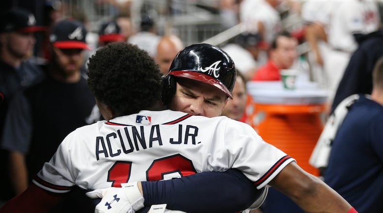 First baseman Freddie Freeman was Braves’ highest-paid player in 2018 at $21 million. Rookie of the Year winner Ronald Acuna made $545,000.