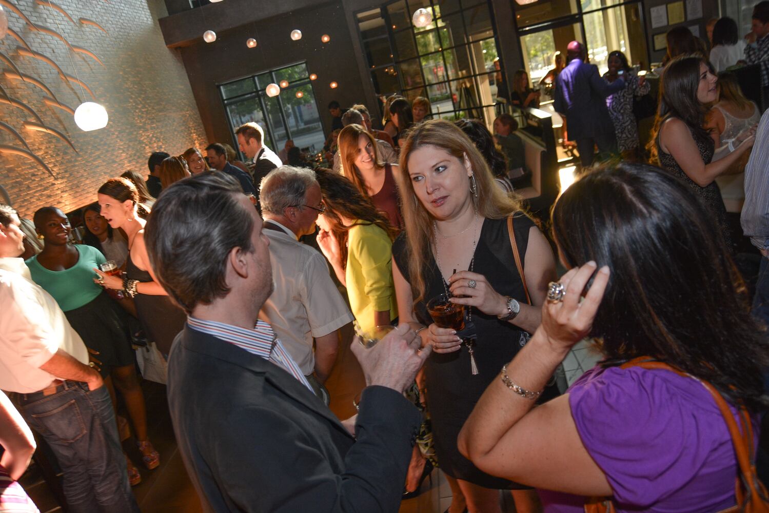 Andrea Syrtash and Jeff Wilser book signing at STK Atlanta