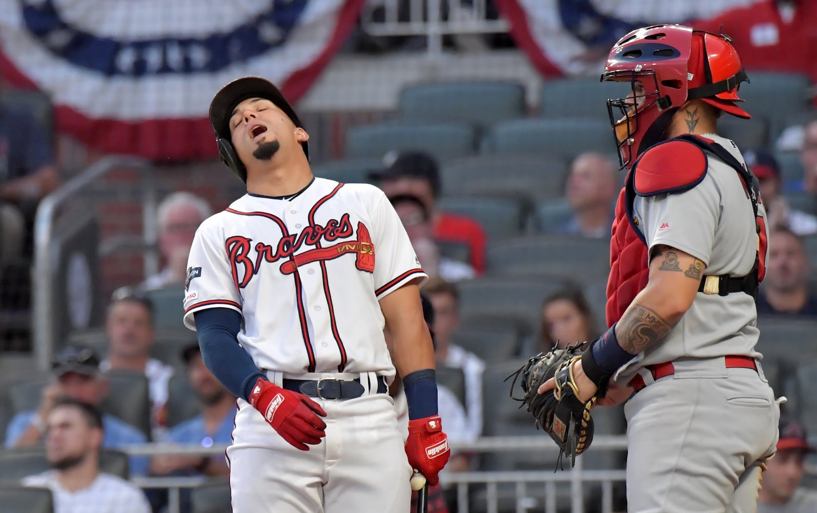 Photos: Braves fall way behind the Cardinals
