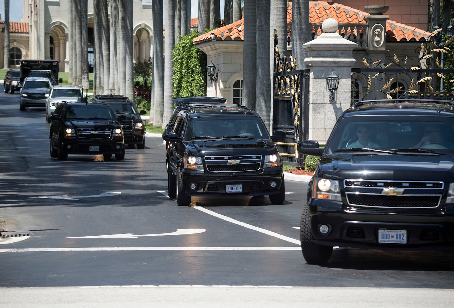President Donald Trump Easter Visit to Mar-a-Lago