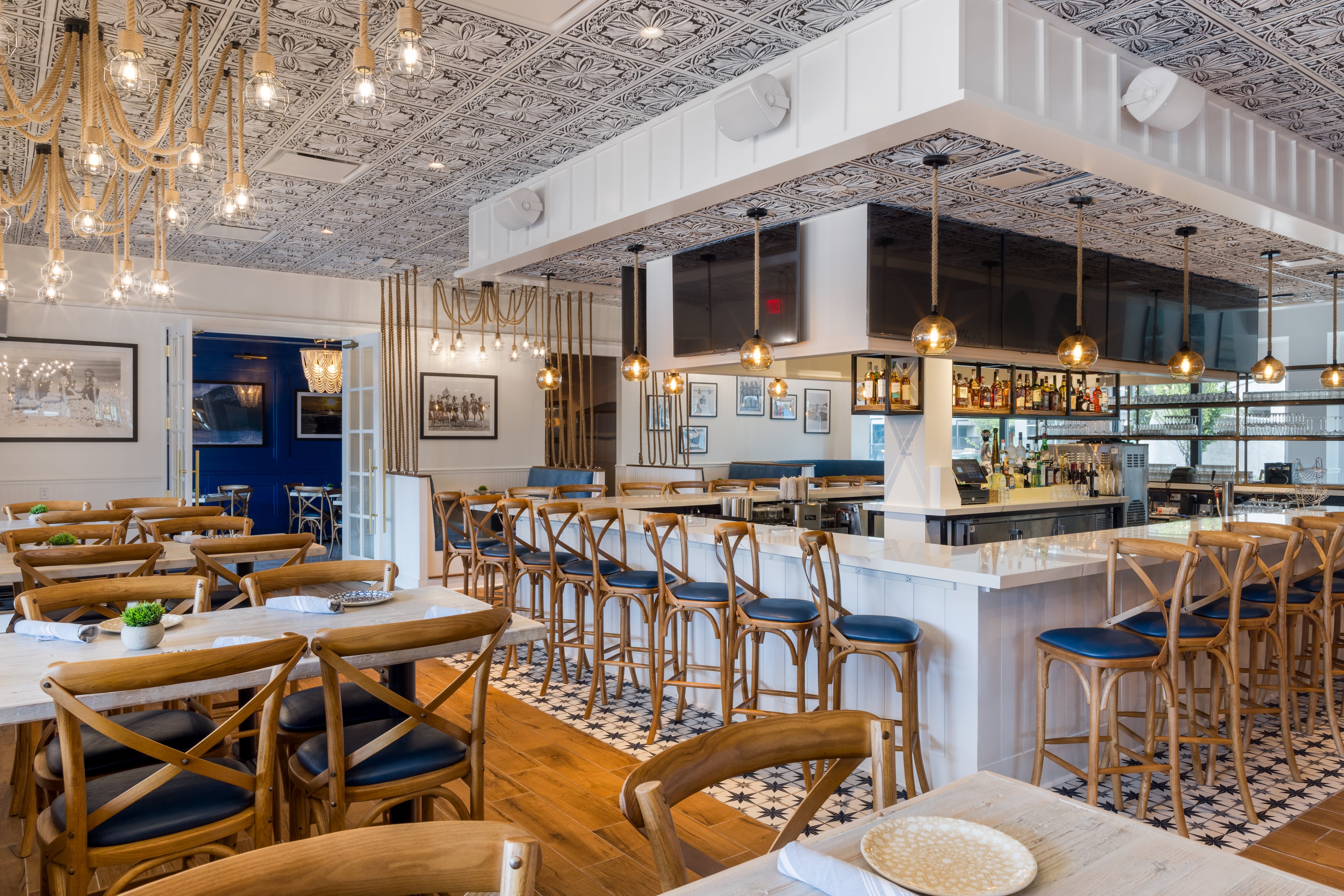 The bar at the Hampton Social in Dunwoody's High Street development. (Courtesy of the Hampton Social)