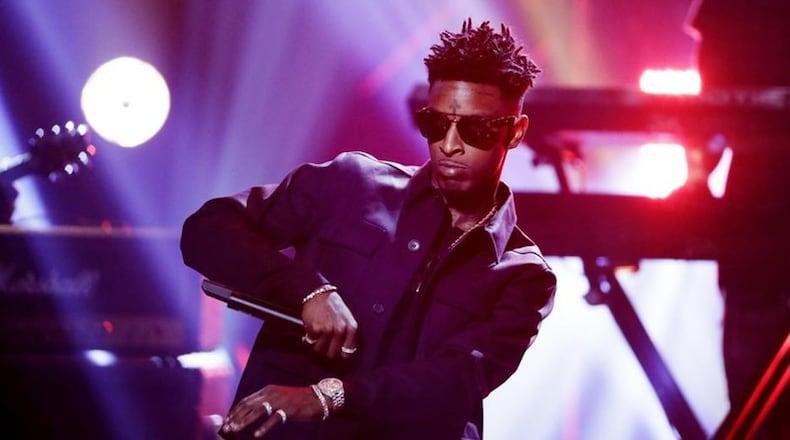 Atlanta rapper 21 Savage launched a free online financial literacy program to help Atlanta youth, according to a news release about the venture. (FILE PHOTO)