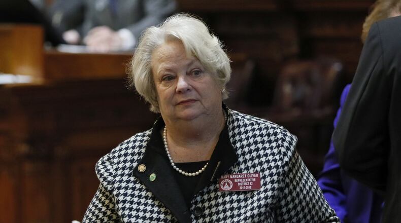 State Rep. Mary Margaret Oliver said Georgia needs to know if complaints of sexual harassment are being dealt with professionally and consistently. BOB ANDRES /BANDRES@AJC.COM