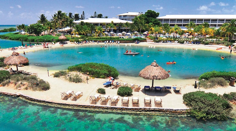 The Saltwater Lagoon at Hawks Cay Resort in the Florida Keys. (Hawks Cay Resort)