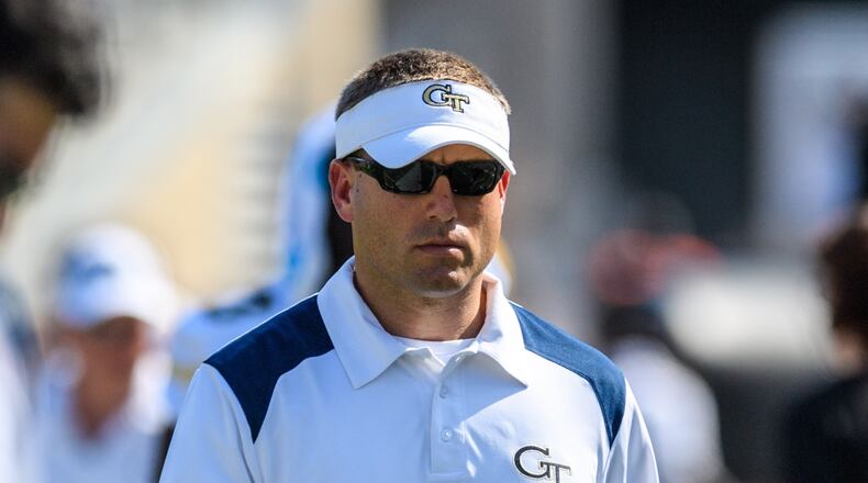 Georgia Tech quarterbacks and B-backs coach Craig Candeto served the team for the last year as assistant director of football operations. (GT Athletics/Danny Karnik)