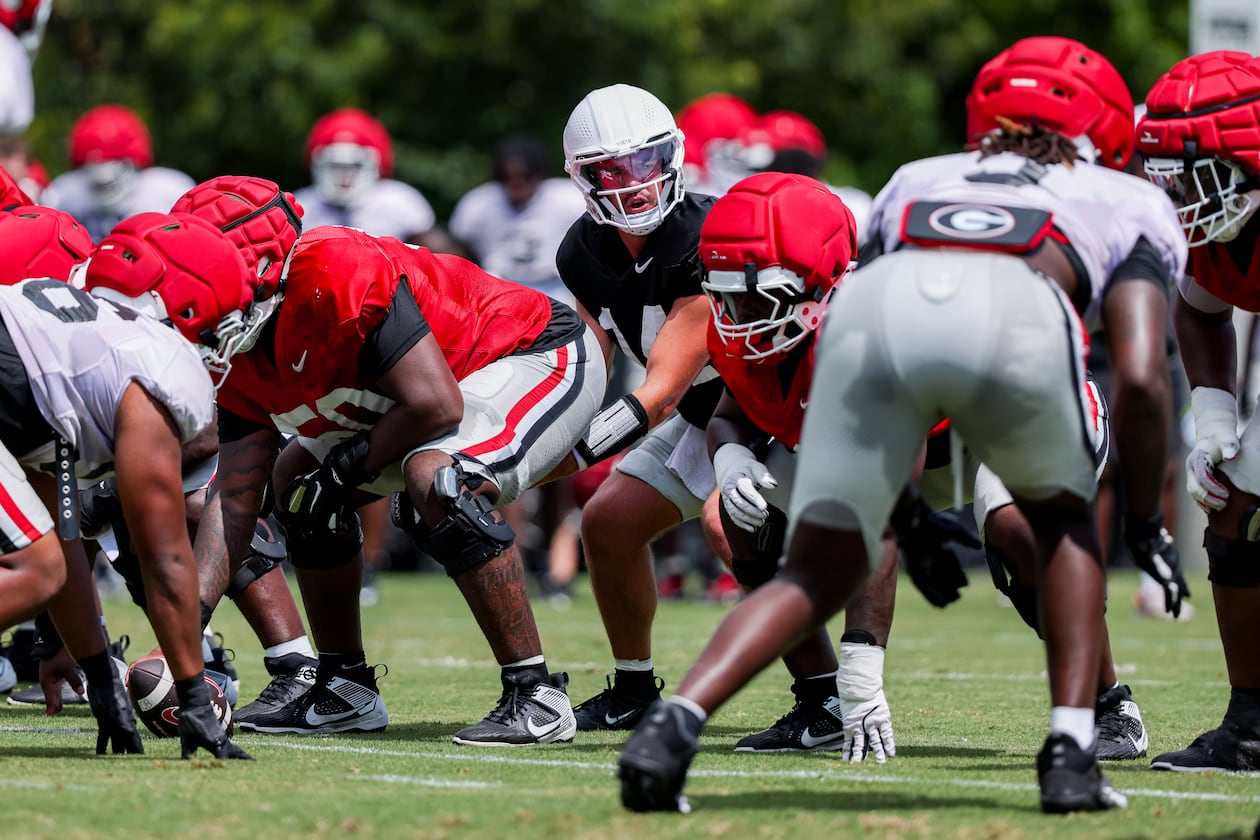 Georgia football-second scrimmage-keys