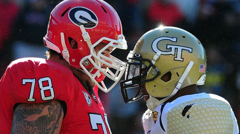Georgia and Georgia Tech will close out the regular season Nov. 28 in Atlana.