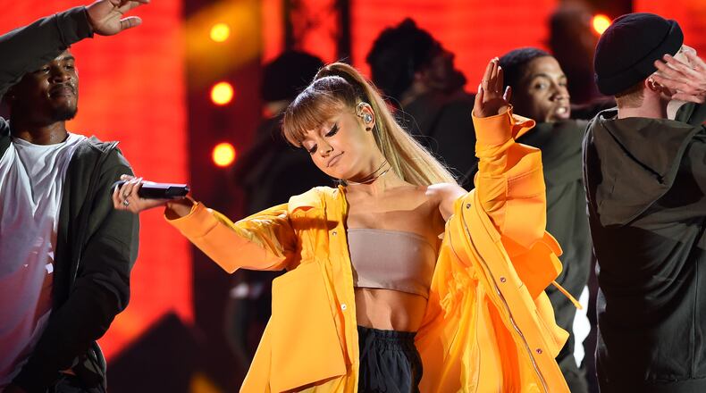 Ariana Grande headlines Jingle Ball. (Photo by Kevin Winter/Getty Images)