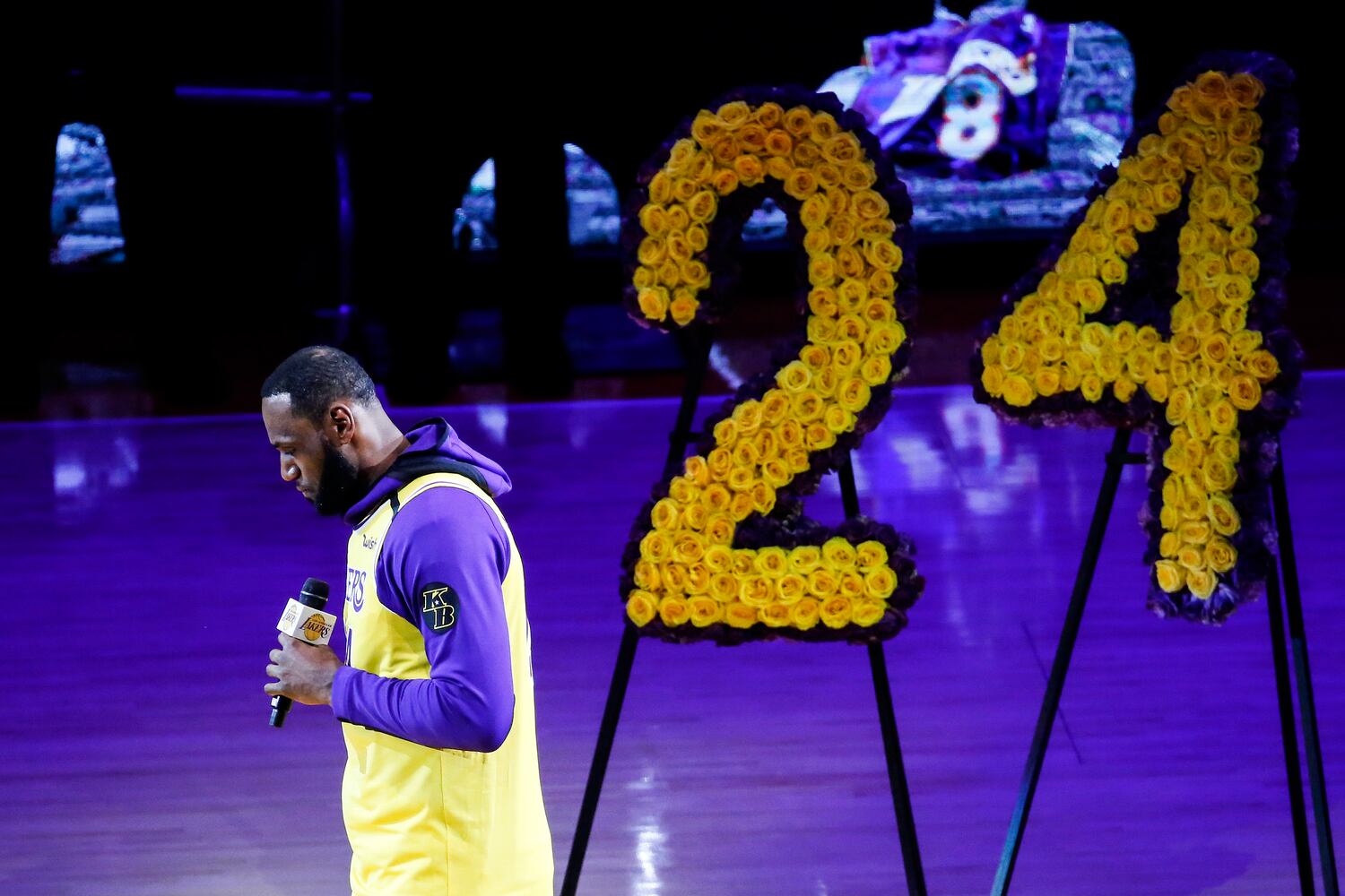 Photos: Lakers honor Kobe Bryant, play first game since his death
