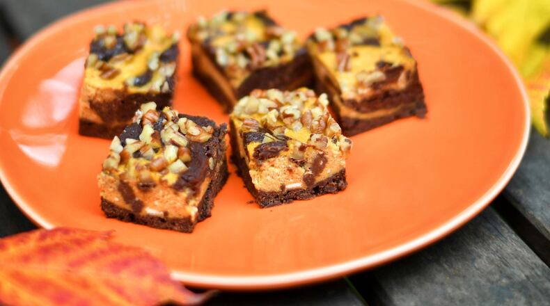 Pumpkin Cheesecake Swirl Brownies. (Glen Stubbe/Minneapolis Star Tribune/TNS)