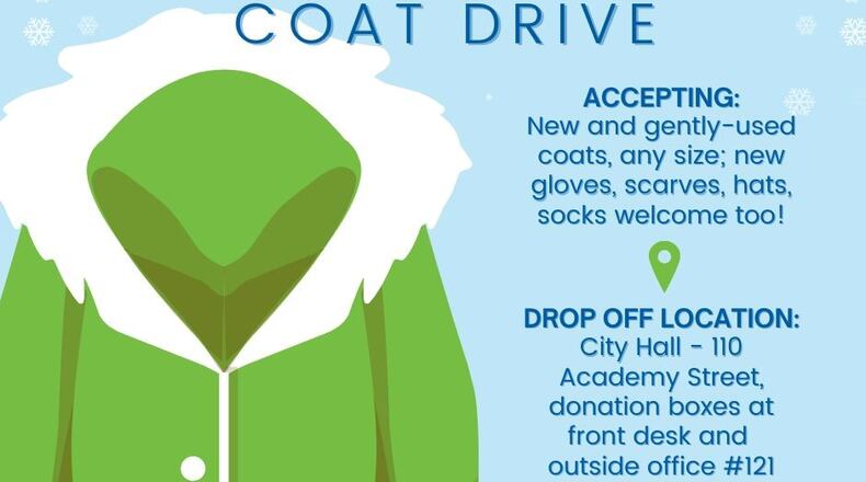 The Canton Winter Coat Drive is continuing through Dec. 8. Sponsors are the city of Canton and MUST Ministries. (Courtesy of Canton)