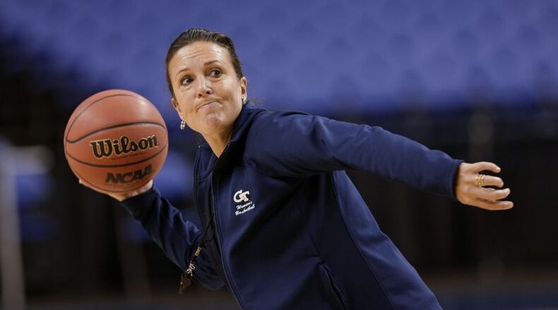 In a statement, Georgia Tech women's basketball coach MaChelle Joseph called being inducted into the Indiana Basketball Hall of Fame "a huge honor for me and my family." (ASSOCIATED PRESS)