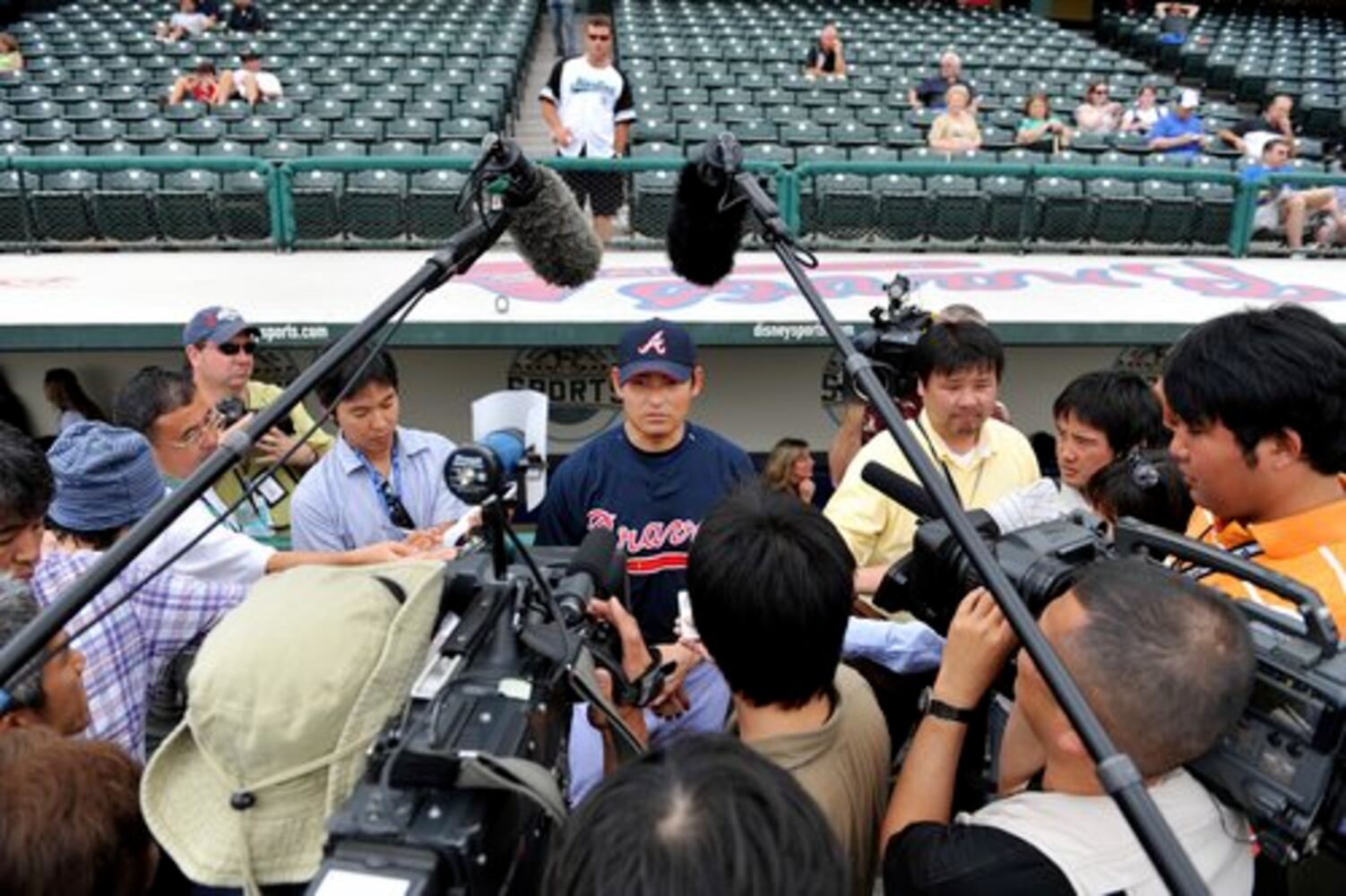 Braves spring training: Kawakami a big attraction