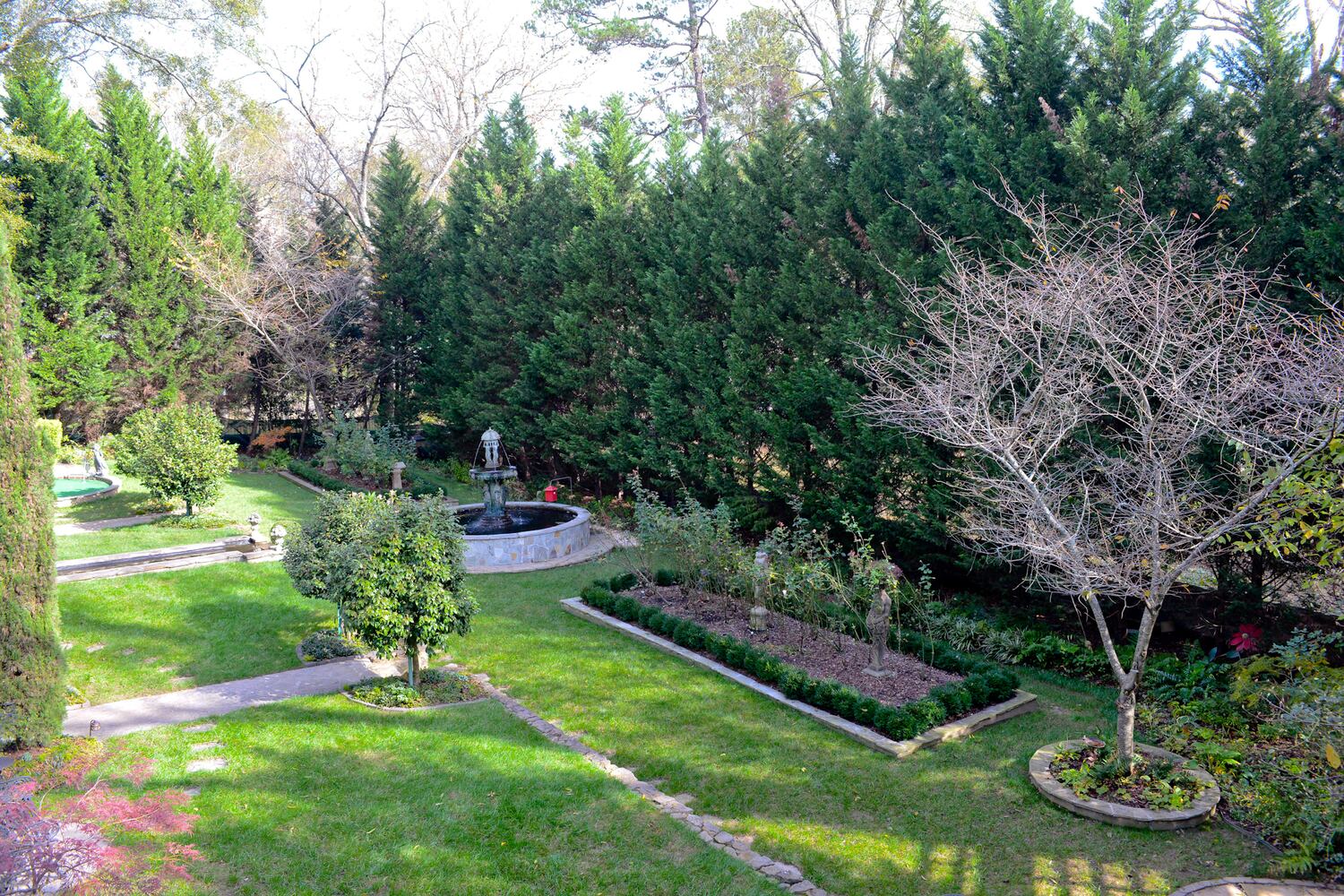 View from the carriage house
