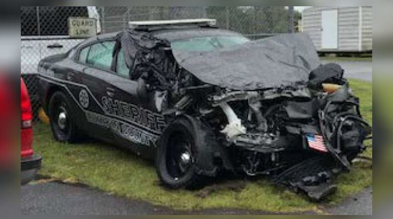 Lumpkin County sheriff’s Deputy Donald Lewis was injured in a three-vehicle accident over the weekend, the sheriff said.