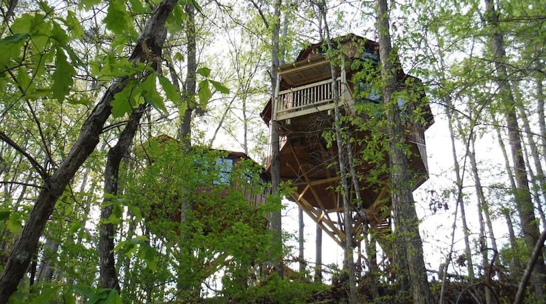 Overnight guests at Historic Banning Mills can branch out from traditional accommodations with the destination’s treehouse village. CONTRIBUTED BY HISTORIC BANNING MILLS