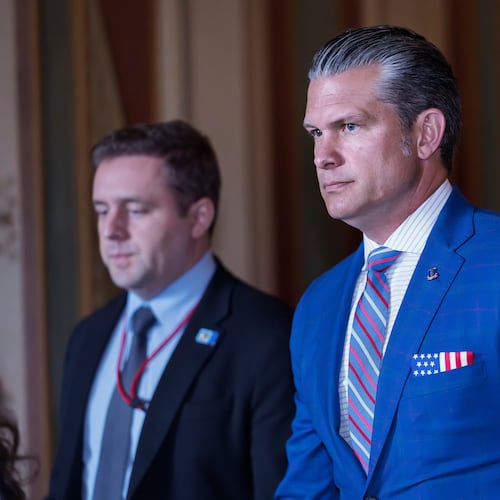 Defense Secretary Pete Hegseth arrives for a classified briefing with senators on the situation in Venezuela, at the Capitol in Washington, Wednesday, Jan. 7, 2026. (AP Photo/J. Scott Applewhite)