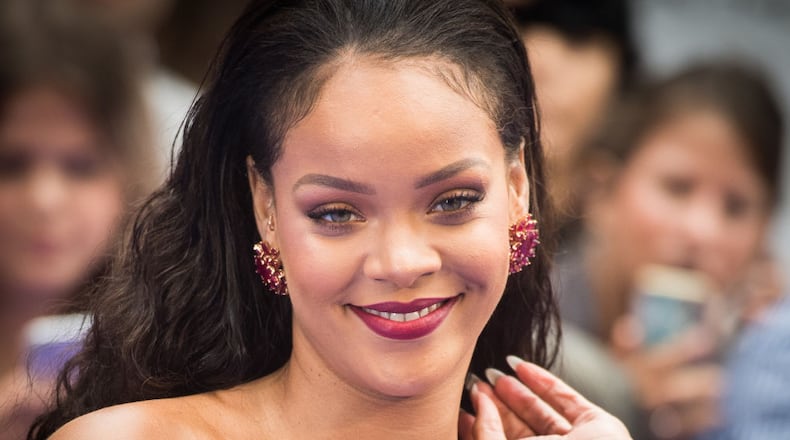 Rihanna attends the "Valerian And The City Of A Thousand Planets" European Premiere at Cineworld Leicester Square on July 24, 2017 in London, England.