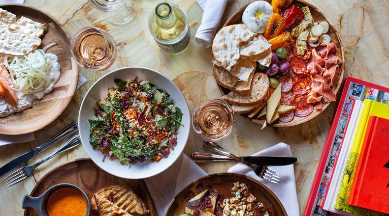 Food from the menu of Postino Wine Bar.