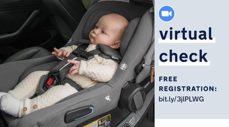 The Sandy Springs Police Department is offering free car seat safety inspections and installations and Safe Kids Worldwide will host a virtual seat check Sat., Sept. 25. (Courtesy Safe Kids Worldwide)