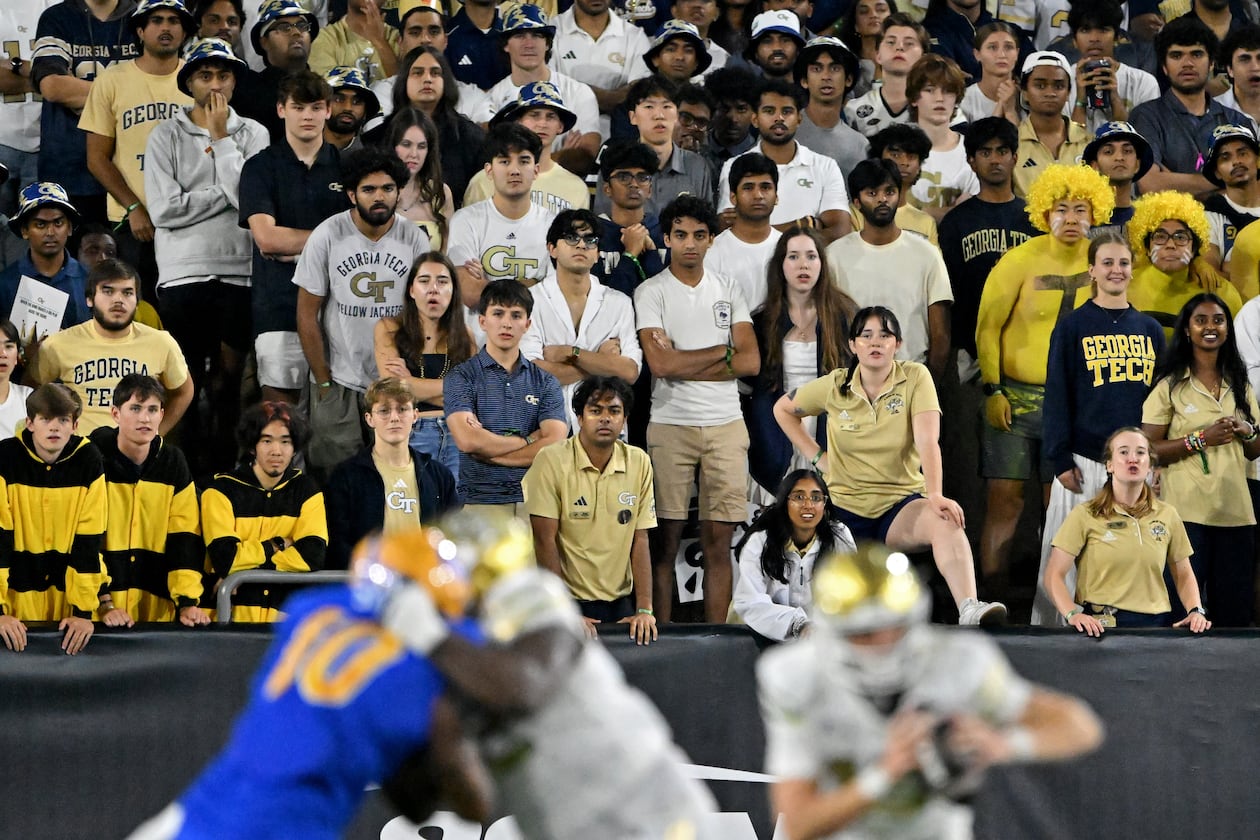 Georgia Tech could have reached the ACC championship game with a win over Pitt on Nov. 22, but if some ACC teams had lost their final matchups, the Yellow Jackets had an outside shot. A Duke win on Saturday closed down Georgia Tech's last remaining path. (Hyosub Shin/AJC)