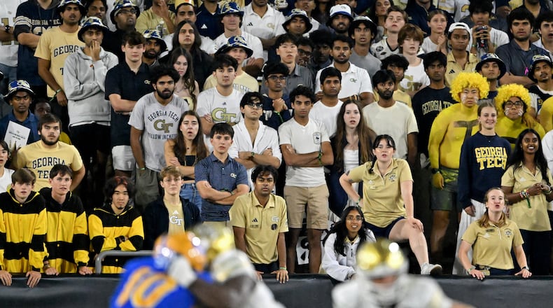 Georgia Tech could have reached the ACC championship game with a win over Pitt on Nov. 22, but if some ACC teams had lost their final matchups, the Yellow Jackets had an outside shot. A Duke win on Saturday closed down Georgia Tech's last remaining path. (Hyosub Shin/AJC)