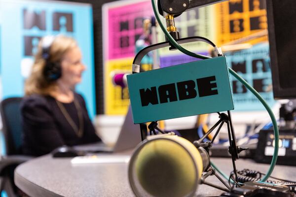 Lois Reitzes conducted an interview at WABE in Atlanta earlier this year. (Arvin Temkar/AJC)