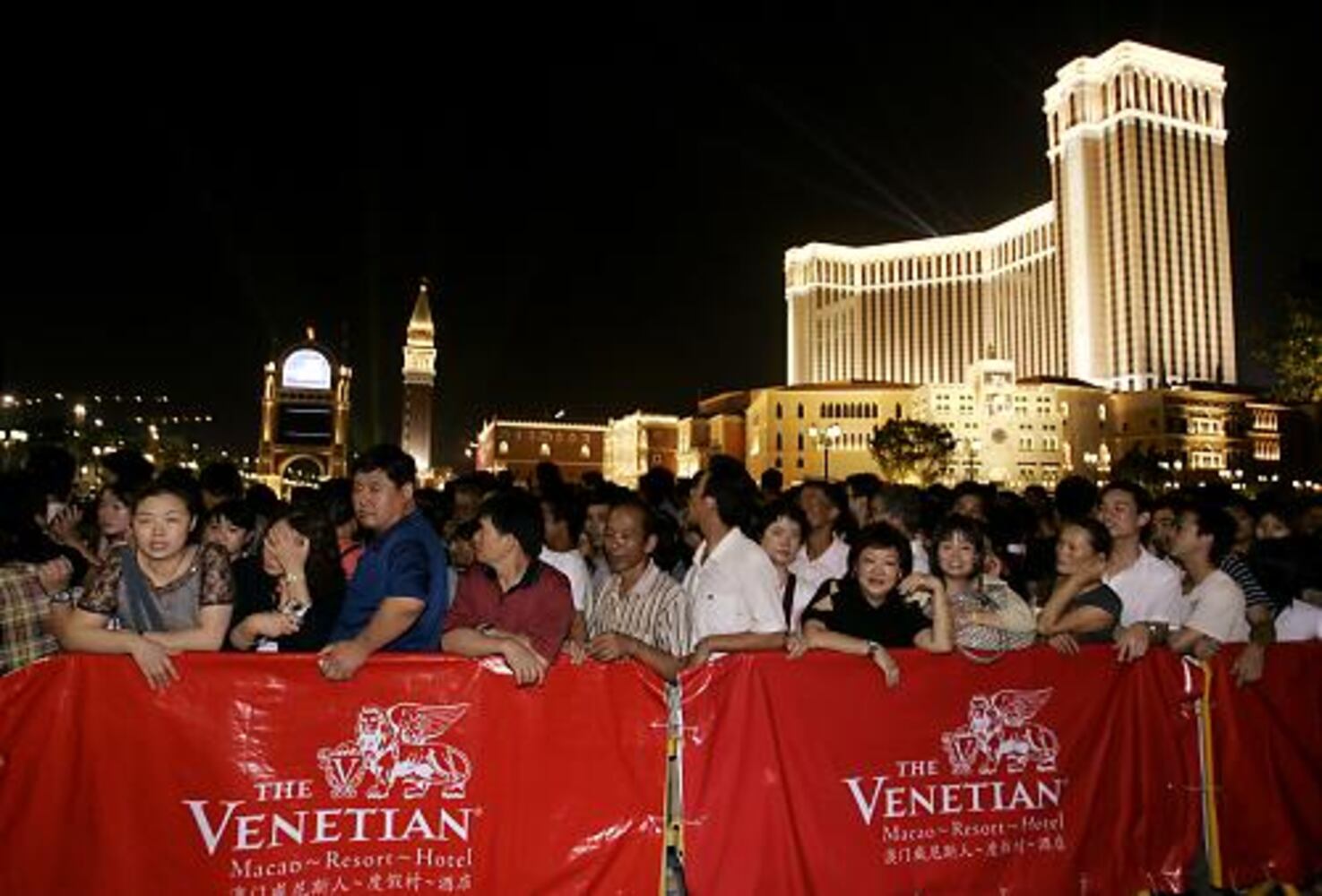 The grand opening of the Venetian Macao Resort Hotel