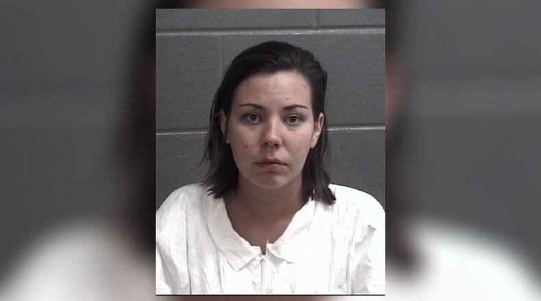 A mug shot of Mary Katherine Higdon in Spalding County, Georgia. Higdon is charged with murder in the shooting death of her boyfriend, authorities say.