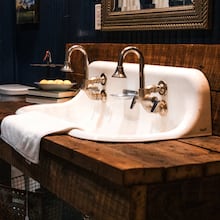 Athens home designer Sherry Pellegrino of Saving Time Design Inc. searches for pieces with a story to incorporate into her new home builds, adding instant character. (Courtesy of Saving Time Design)