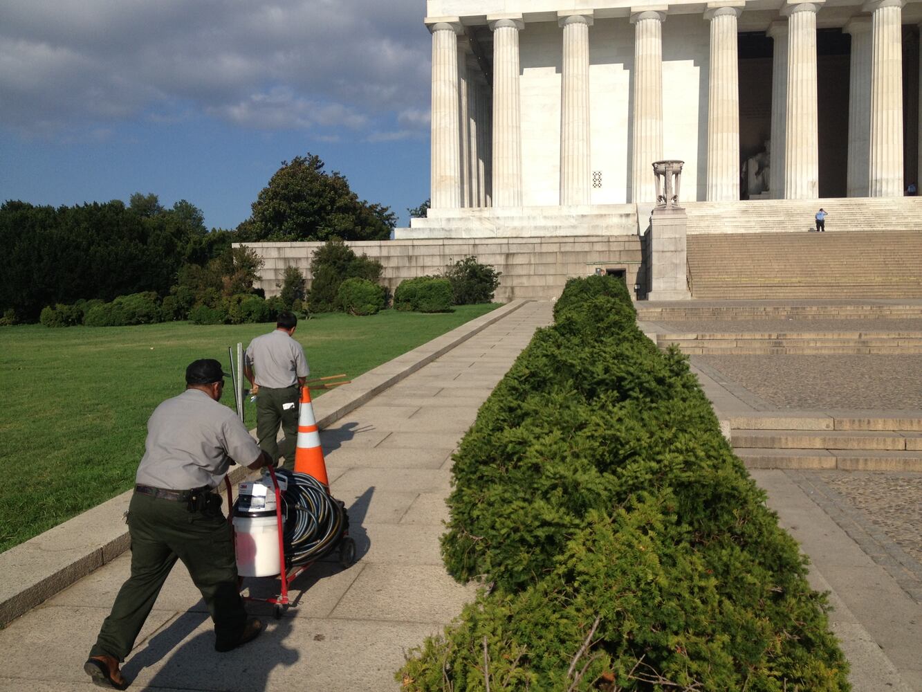 Lincoln Memorial vandalized