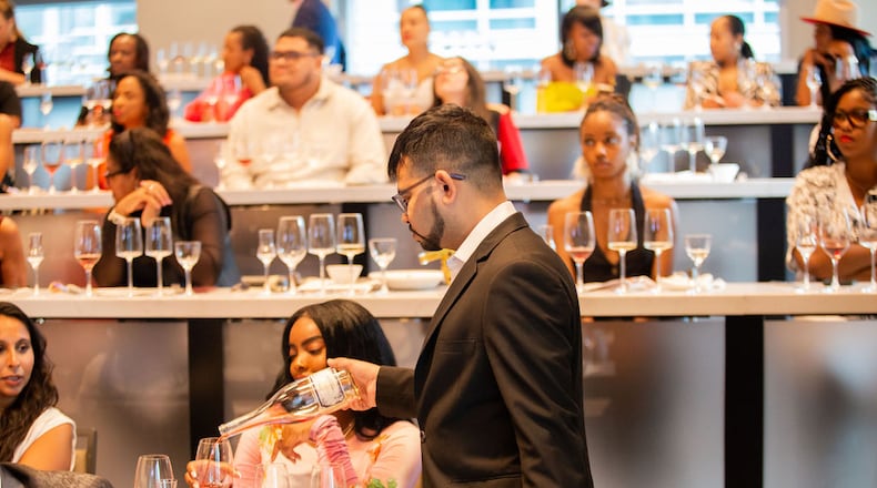 Learn how to pair five popular fashion themes with seasonal wines and light bites at this event by Epicurean Atlanta. Courtesy of Ty Pleas Media