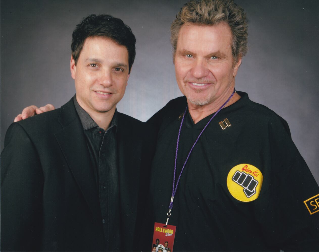 Ralph Macchio and Martin Kove