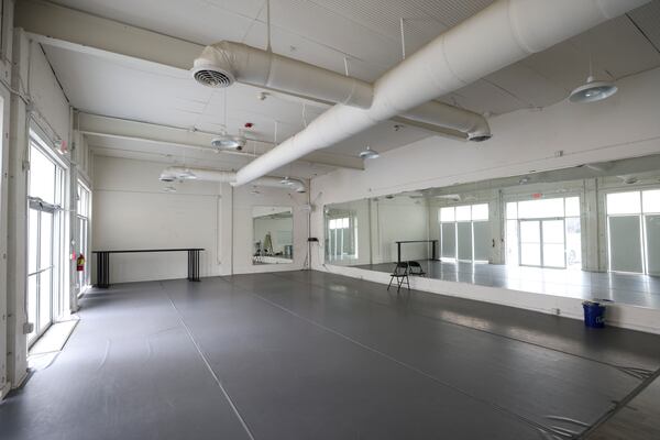 Vesper Theatre's streetside rehearsal space provides ample room to prepare a variety of productions. (Jason Getz/AJC)