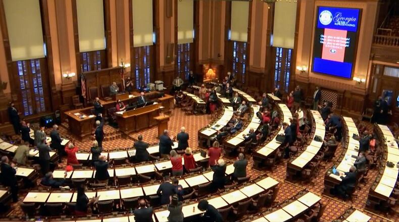 Large picture of seating from above balcony view