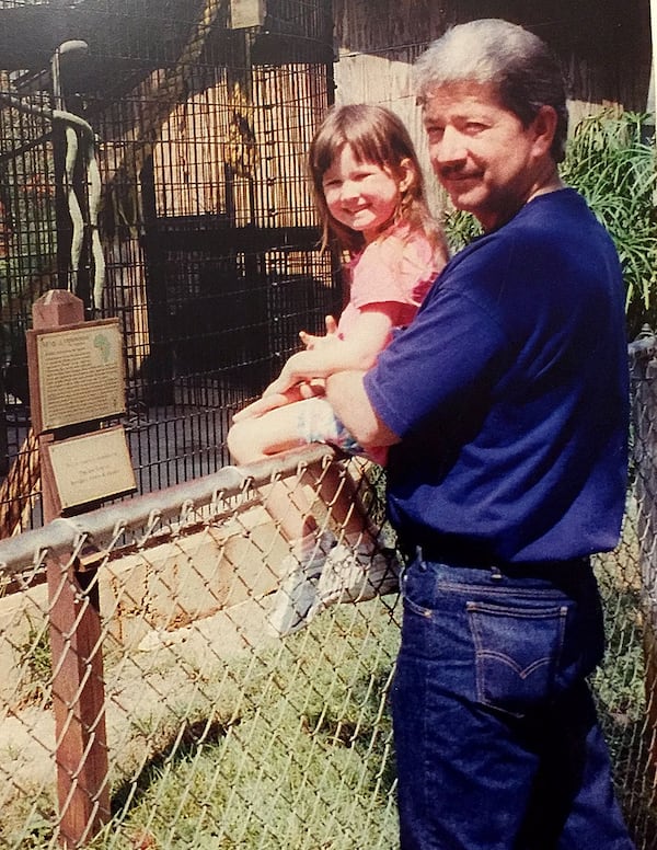 Rachael Wheeler, shown at a younger age, was 14 when her father, Regan, was shot to death in the family’s Paulding County driveway. (Family photo)