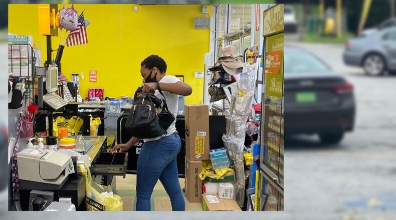 Police are trying to track down this woman, who they say robbed a southeast Atlanta Dollar General store early last week.