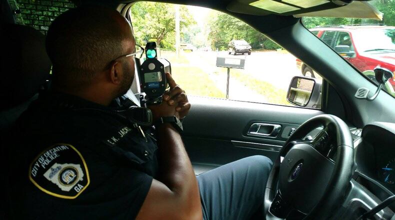 Decatur police is among the agencies participating in a speeding crackdown.