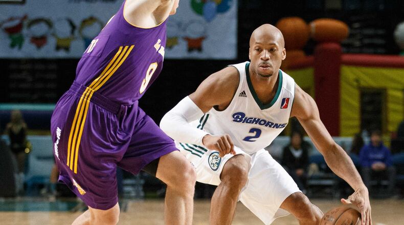 In November of 2015, Sundiata Gaines was playing for the Reno Bighorn in the NBA's G-League. It was the last U.S.-based professional team he played for. (Associated Press)