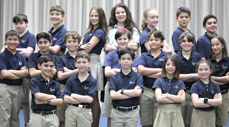 The Epstein School had 19 students take 1st place honors at the 2019 Georgia Independent and Home School Regional Technology Competition. They will now go on to compete at the state level competition. All in all, Epstein had 19 students take 1st place (representing twelve projects), 6 students take second place (four projects) and 2 students take 3rd place (one project). Left to right: Back Row- Jordan Cohen, Shai Bachar, Heather Grant, Naomi Brager, Marion Kogon, Sagiv Avigal and Eli Bock. Middle Row- Ilan Bachar, Kfir Cohen, Richard Lurey, Leo Silver, Alexander Tyryshkin, Ari Oshins, Abbey Deckelbaum. Front Row- Micah Weiss, Gerald Kogon, Noah Blatt, Talia Rubel and Maya Rowe.