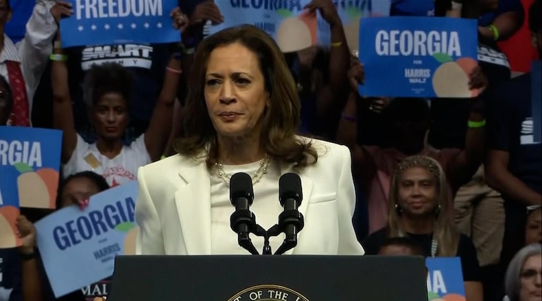 Since a Georgia Supreme Court decision in September reinstated the state's six-week abortion ban, campaign advertising for Vice President Kamala Harris' presidential campaign has focused on reproductive issues.