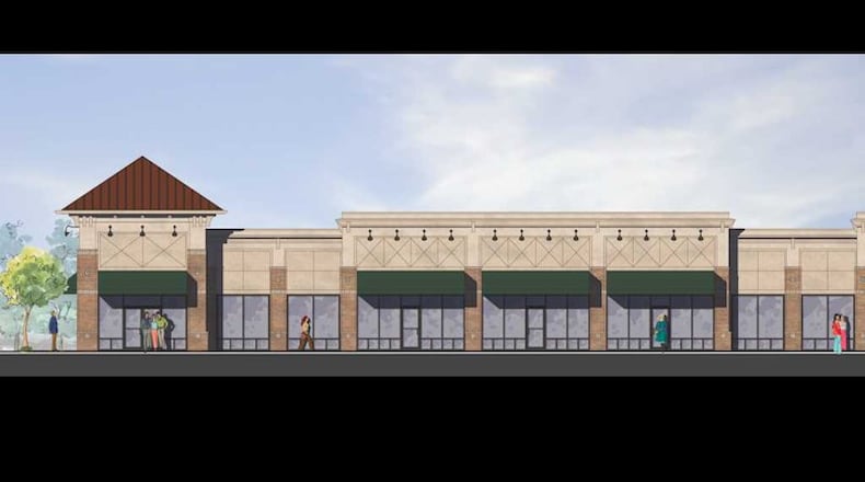 The 61,000-square-foot Crossroad Shoppes at Coal Mountain will be built in three phases.