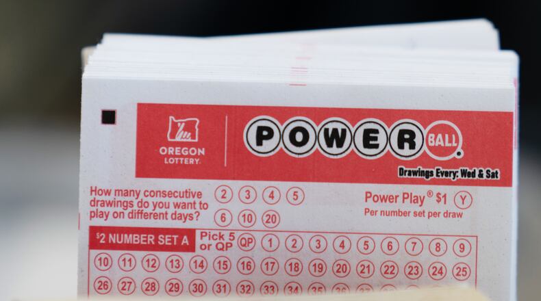 FILE - Powerball lottery tickets are sold at a convenience store, Dec. 22, 2025, in Portland, Ore. (AP Photo/Jenny Kane, File)