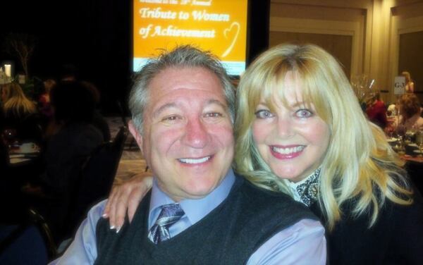 Steve McCoy with his former radio co-host Vikki Locke. CREDIT: Jennifer Brett