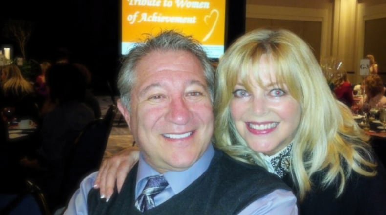Steve McCoy with his former radio co-host Vikki Locke. CREDIT: Jennifer Brett