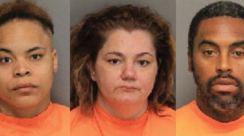 Cecelia Elaine Knox (from left), Jana Lynn Knox, Jimmy Lee Knox