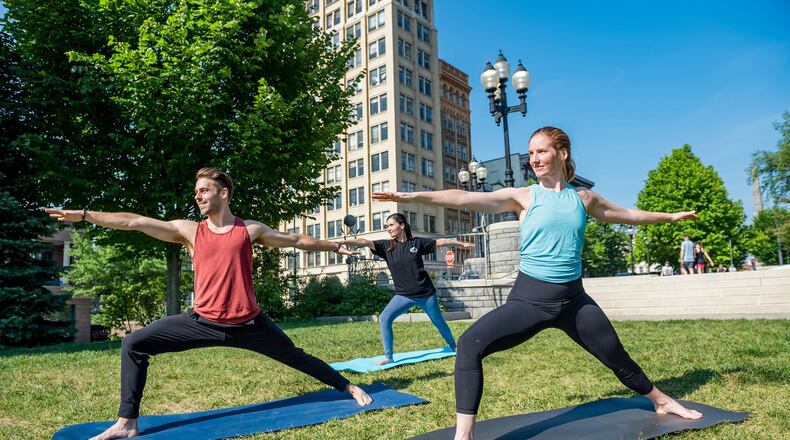 Yoga is a popular pastime in Asheville, North Carolina, where a proliferation of wellness practice and treatment centers have opened in recent years. Contributed by ExploreAsheville.com.