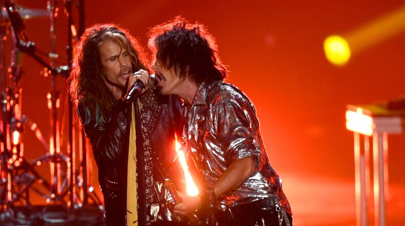 Aerosmith (Steven Tyler and Joe Perry shown) will be part of the pre-Super Bowl 53 festivities.