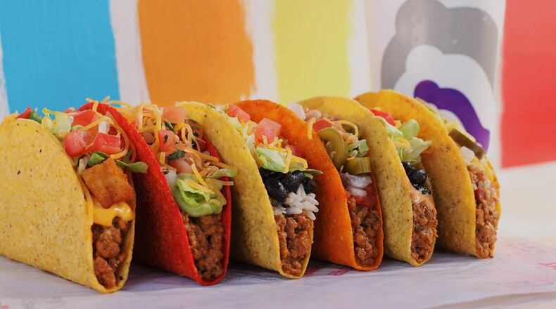 Visit Taco Bell for a variety of tacos, including the free Doritos Locos Taco on Tuesday, June 21. Photo credit: Taco Bell's Facebook.