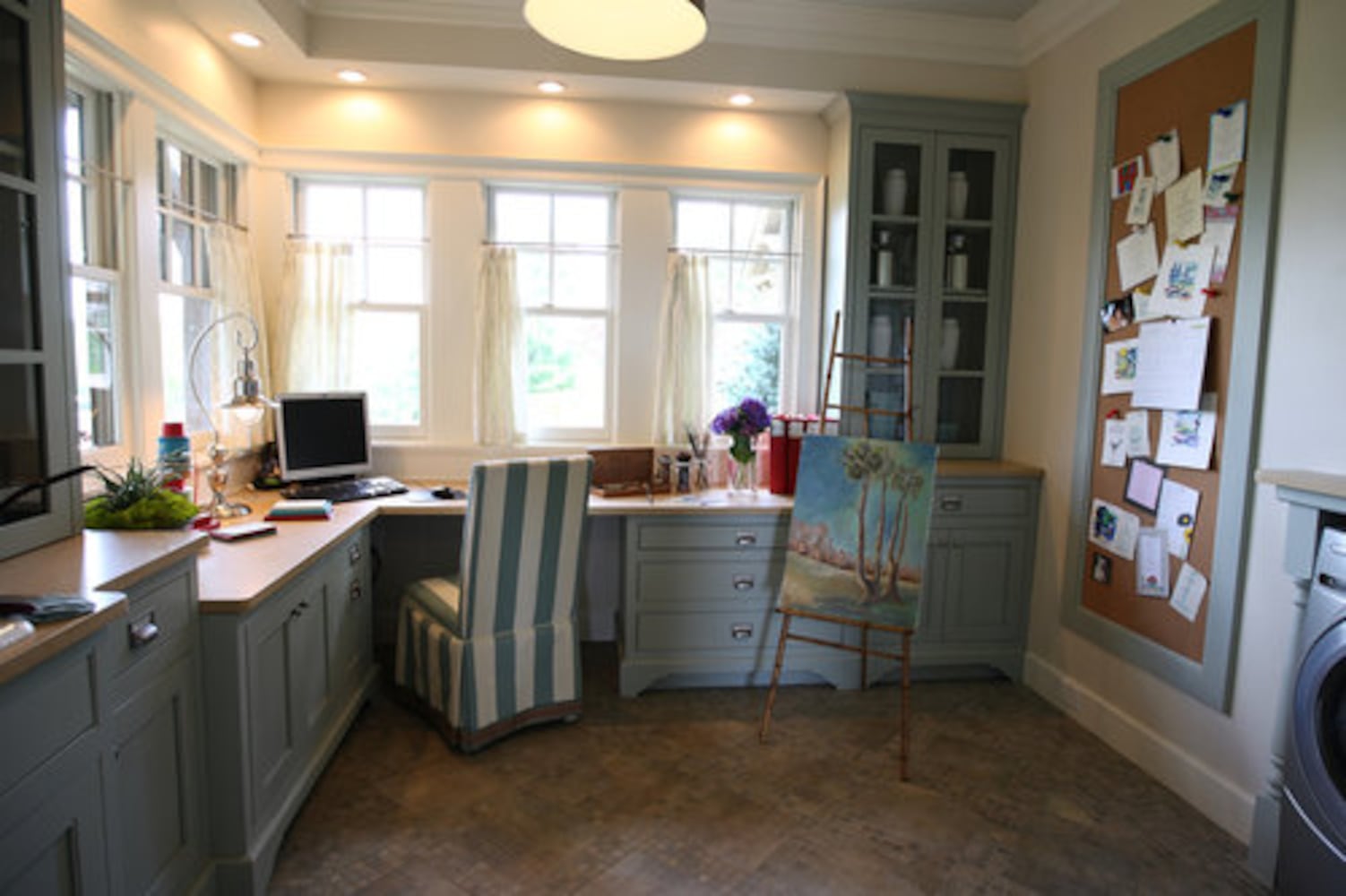 Laundry rooms go glam